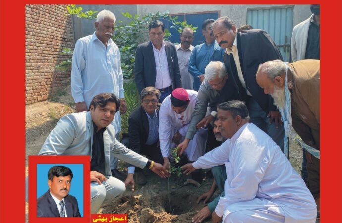 بشپ ڈاکٹر اندریاس رحمت نے خوشپور میں پودا لگا کر بحالی کا آغاز کردیا