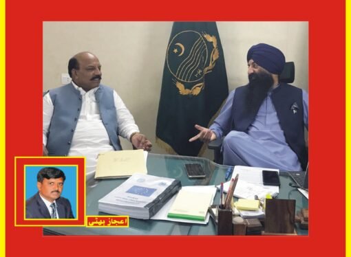 سیاسی و سماجی شخصیت عمانوئیل غوری کی صوبائی وزیر رمیش سنگھ اروڑا سے اہم ملاقات
