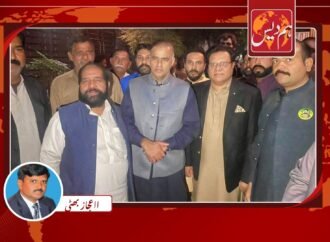 ضمنی الیکشن ‘ اعجاز عالم آگسٹیں لیگی امیدواروں کو ووٹ ڈلوانے کے لئے سرگرم