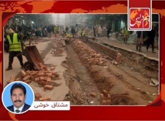 گھنٹہ گھر کےبازار تعمیراتی کام وجہ سے توڑ پھوڑ کی زد میں ‘ کاروباری سرگرمیاں ٹھپ